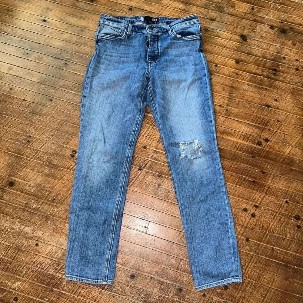 Kut from the Kloth distressed Juliet slouchy boyfriend 6 jeans